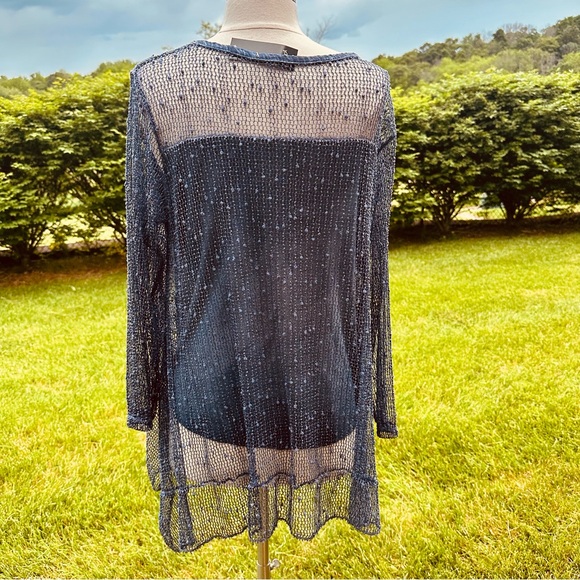 Chicca Paisley Mesh Overlay Top - Picture 7 of 15